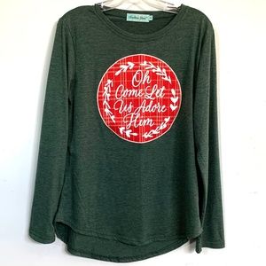 Southern Grace Christmas l/s shirt Sz Small